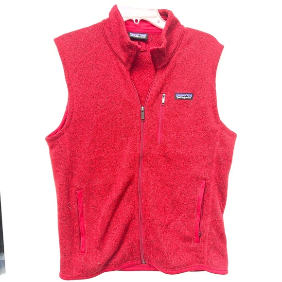 Patagonia red better sweater vest medium m - Picture 1 of 6